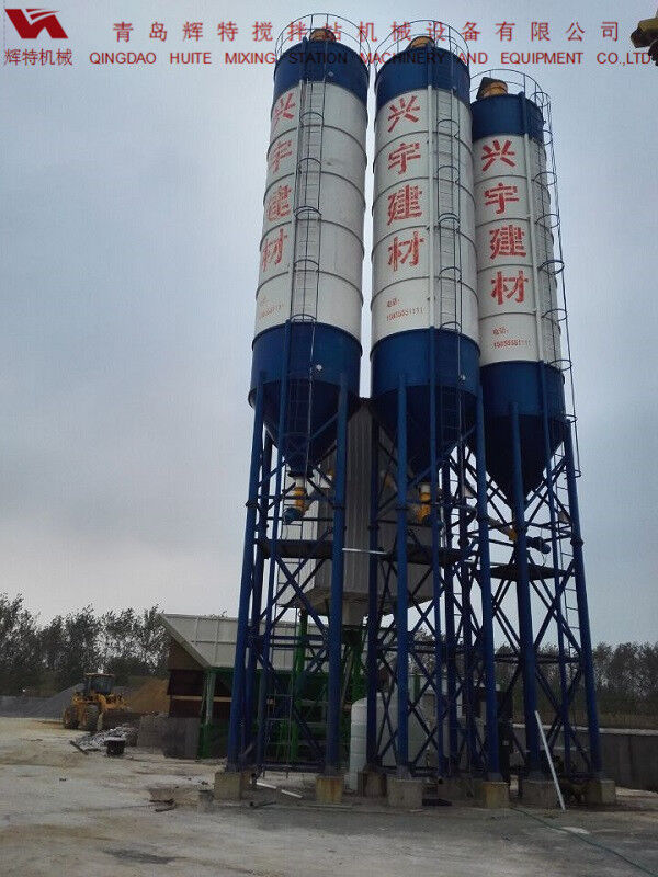 輝特攪拌站HZS75特別適合于干硬性、半干硬性混凝土的生產