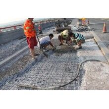 湖北黃岡加油站、服務(wù)區(qū)混凝土微表病害使用快速修補(bǔ)料